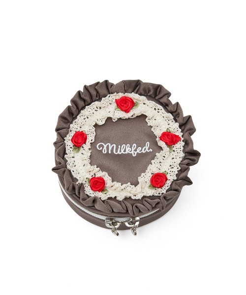 MILKFED.（ミルクフェド）の「CAKE POUCH（ポーチ・レディース・オフホワイト/ブラウン/ライトパープル・ONE SIZE）」の7枚目の写真