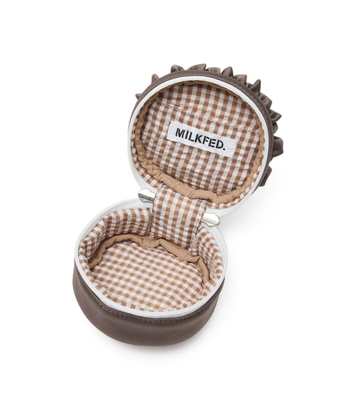 MILKFED.（ミルクフェド）の「CAKE POUCH（ポーチ・レディース・オフホワイト/ブラウン/ライトパープル・ONE SIZE）」の11枚目の写真