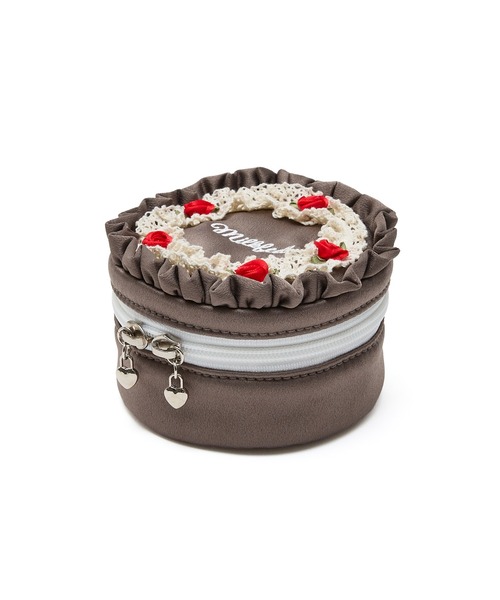 MILKFED.（ミルクフェド）の「CAKE POUCH（ポーチ・レディース・オフホワイト/ブラウン/ライトパープル・ONE SIZE）」の6枚目の写真