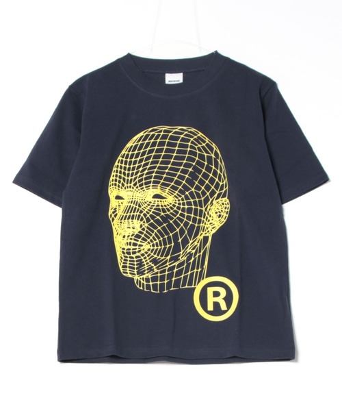 WISH FOR EVER(ウィッシュフォーエバー)の「FACE GRAPHIC ART TEE / フェイスグラフィックアートT(Tシャツ/カットソー・メンズ・ホワイト/グレー/チャコール/ネイビー/ブラック・LARGE/MEDIUM/SMALL)」の1枚目の写真