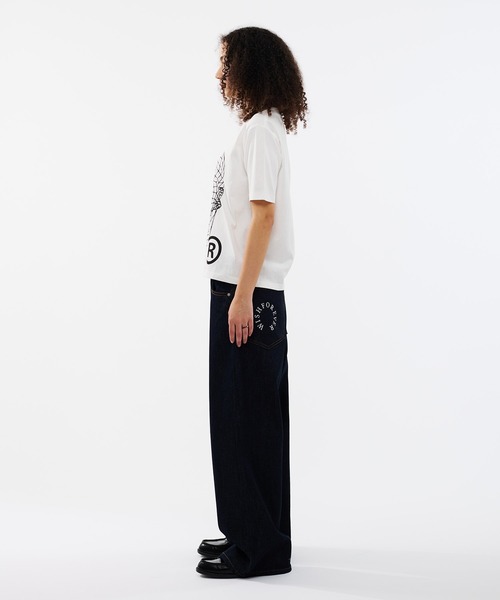 WISH FOR EVER(ウィッシュフォーエバー)の「FACE GRAPHIC ART TEE / フェイスグラフィックアートT(Tシャツ/カットソー・メンズ・ホワイト/グレー/チャコール/ネイビー/ブラック・LARGE/MEDIUM/SMALL)」の14枚目の写真