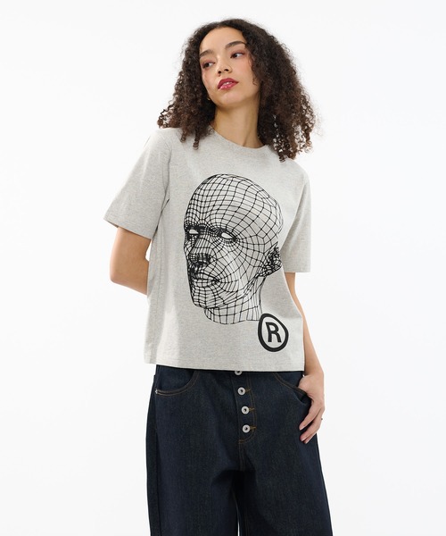 tシャツ ART GRAPHIC Tシャツ レディース FACE GRAPHIC ART TEE / フェイスグラフィックアートT（Tシャツ