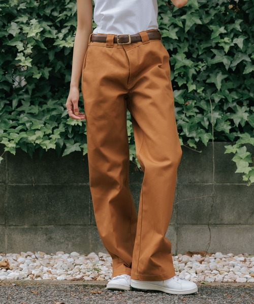★Challenger x Dickies コラボベージュ チノパン★ 初回生産ok.soon×dickies コラボチノ［ワイド］