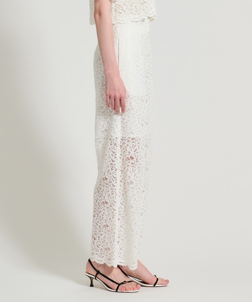 セール】ESTNATION / コード スカラップ レース パンツ（その他パンツ