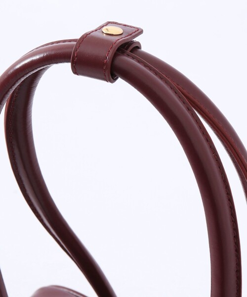 NOLLEY’S(ノーリーズ)の「横長スクエアボストンバッグ(ボストンバッグ・レディース・ボルドー/ブラック・FREE)」の8枚目の写真