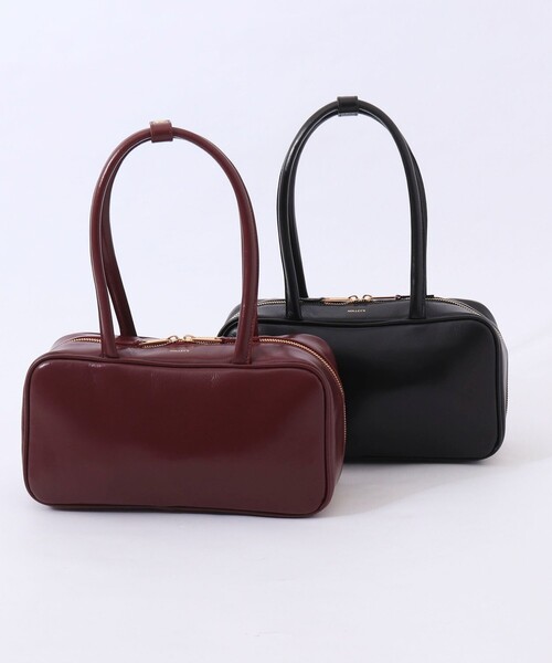 NOLLEY’S(ノーリーズ)の「横長スクエアボストンバッグ(ボストンバッグ・レディース・ボルドー/ブラック・FREE)」の15枚目の写真