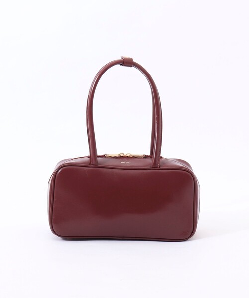 NOLLEY’S(ノーリーズ)の「横長スクエアボストンバッグ(ボストンバッグ・レディース・ボルドー/ブラック・FREE)」の19枚目の写真