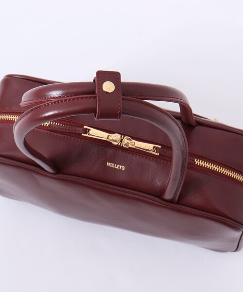 NOLLEY’S(ノーリーズ)の「横長スクエアボストンバッグ(ボストンバッグ・レディース・ボルドー/ブラック・FREE)」の22枚目の写真