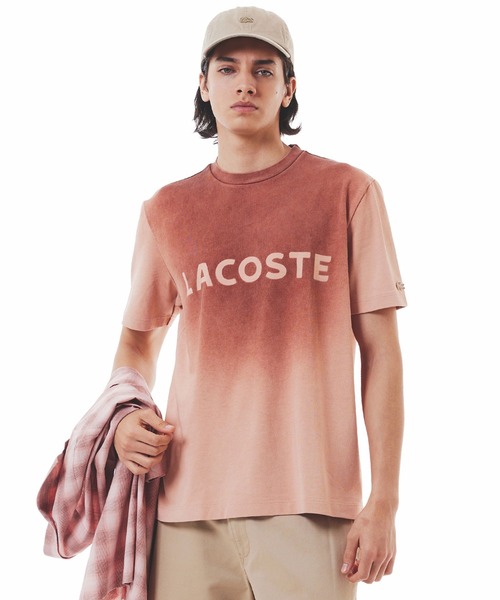 【ブラウン】グラデーション ステンシルブランドネームロゴTシャツ グラデーション ステンシルブランドネームロゴTシャツ 【公式通販】