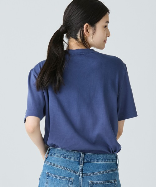 LACOSTE（ラコステ）の「グラデーション ステンシルブランドネームロゴTシャツ（Tシャツ/カットソー・メンズ・ブラウン/ダークブルー/グレイッシュブルー・2/4/3/5）」の13枚目の写真