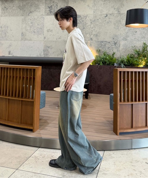 sedacle(セダクル)の「エンジェルハートグラフィックTシャツ(Tシャツ/カットソー・レディース・チャコールグレー/アイボリー/ベージュ・LARGE/MEDIUM/SMALL)」の5枚目の写真