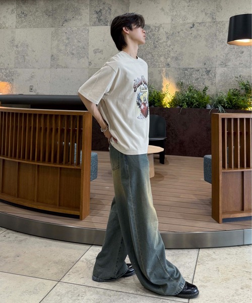 sedacle(セダクル)の「エンジェルハートグラフィックTシャツ(Tシャツ/カットソー・レディース・チャコールグレー/アイボリー/ベージュ・LARGE/MEDIUM/SMALL)」の7枚目の写真