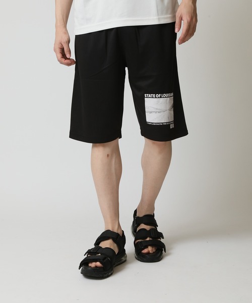TopIsm（トップイズム）の「速乾ドライメッシュ加工 プリントショーツ（その他パンツ・メンズ・ブラック系9/グレー系2/ブラック系4/グレー/ブラック系1/ブラック×ホワイト・M/L/LL）」の8枚目の写真