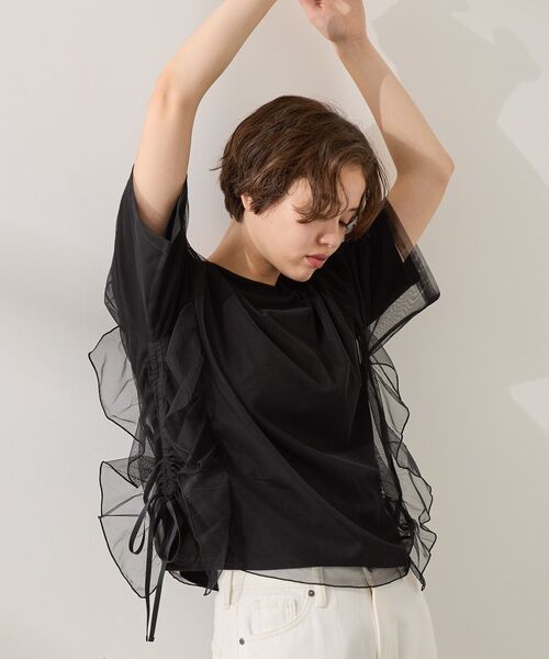 チュールレイヤードトップス｜J'aDoRe JUN ONLINE OUTLET
