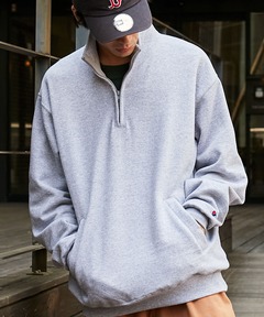 ハーフジップ トレーナー セール】【ムラサキスポーツ限定】THRASHER/スラッシャー ハーフ