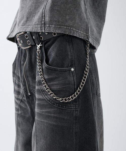 ANTHOLOGIE  アンソロジー　ウォレットチェーン ANTIDOTE BUYERS CLUB - ENGRAVED NARROW WALLET CHAIN (SHORT