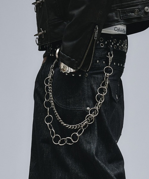 ANDER HUNK（アンダーハンク）の「【新色追加】3-way Wallet Chain / 3wayウォレットチェーン（ウォレットチェーン・メンズ・シルバー/シルバー系2・FREE）」の13枚目の写真