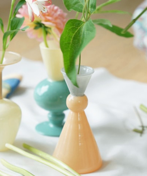 amabro/アマブロ】MINI VASE -TWO TONE- ミニ花瓶 ツートンカラー