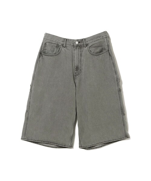 BEAMS(ビームス)の「ワイドストレート クォーターレングス ペインターデニム(その他パンツ・メンズ・グレー/ブルー・S/M/L/XL)」の12枚目の写真