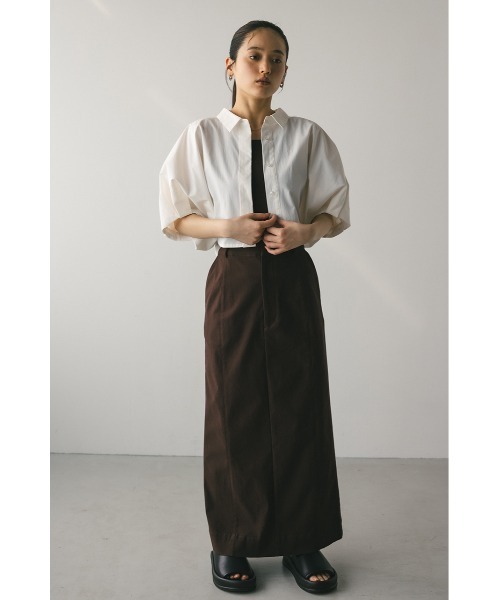 STYLEMIXER スタイルミキサー　ドットショートブラウス アウトドットショートトップ（シャツ/ブラウス）｜STYLEMIXER