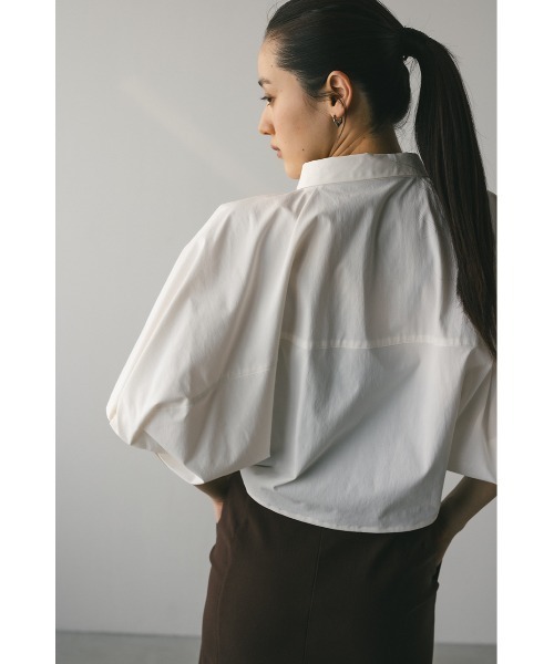 美品✨STYLEMIXER ディープタックドルマンシャツ グレー WEB限定カラーあり】バックタックドルマンスキッパーシャツ