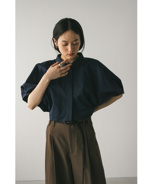 美品✨STYLEMIXER ディープタックドルマンシャツ グレー メイソングレイ MAYSON GREY バックタックドルマンスキッパー