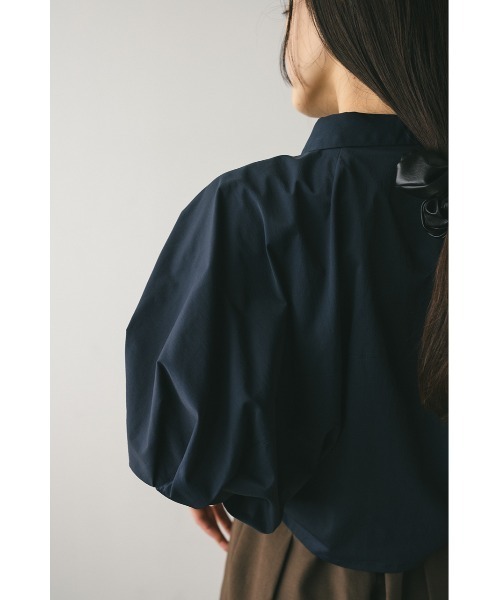 STYLEMIXER(スタイルミキサー)の「ドルマンショートシャツ(シャツ/ブラウス・レディース・ホワイト/ブルー系その他/ネイビー・FREE)」の21枚目の写真