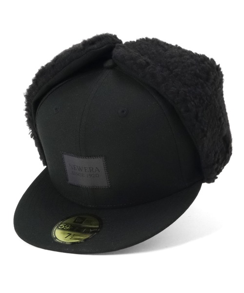 ボア素材 黒 キャップ ニューエラ キャップ 59FIFTYドッグイヤー ボア（キャップ）｜NEW ERA