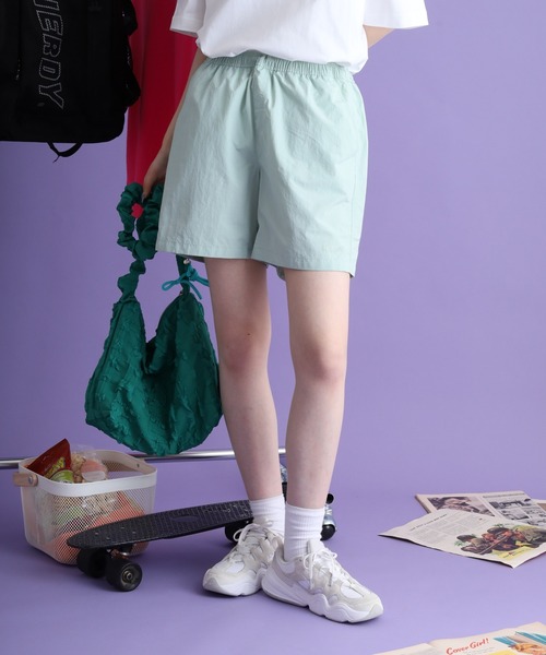 NERDY（ノルディ）の「ウーブンベーシックハーフパンツ（その他パンツ・メンズ・ベージュ/ピンク/グリーン/ブラック・SS/L/S/M/LL）」の4枚目の写真