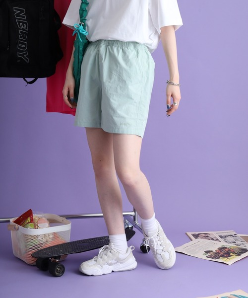 NERDY（ノルディ）の「ウーブンベーシックハーフパンツ（その他パンツ・メンズ・ベージュ/ピンク/グリーン/ブラック・SS/L/S/M/LL）」の7枚目の写真