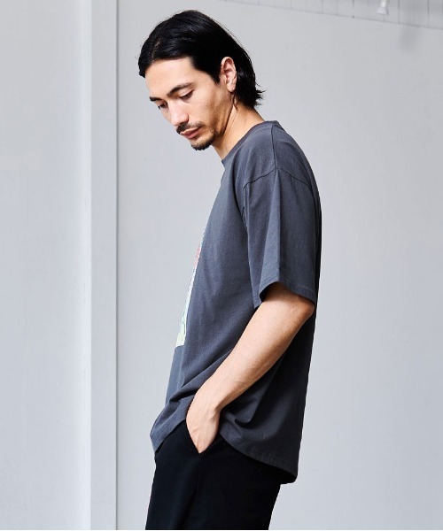 MARVEL（マーベル）の「『MARVEL/マーベル』MARVEL ピグメント風半袖TEE（Tシャツ/カットソー・レディース・ブラック系2/ブラック系1・LL/L/M）」の9枚目の写真