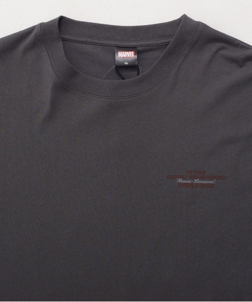 MARVEL（マーベル）の「『MARVEL/マーベル』MARVEL ピグメント風半袖TEE（Tシャツ/カットソー・レディース・ブラック系2/ブラック系1・LL/L/M）」の14枚目の写真