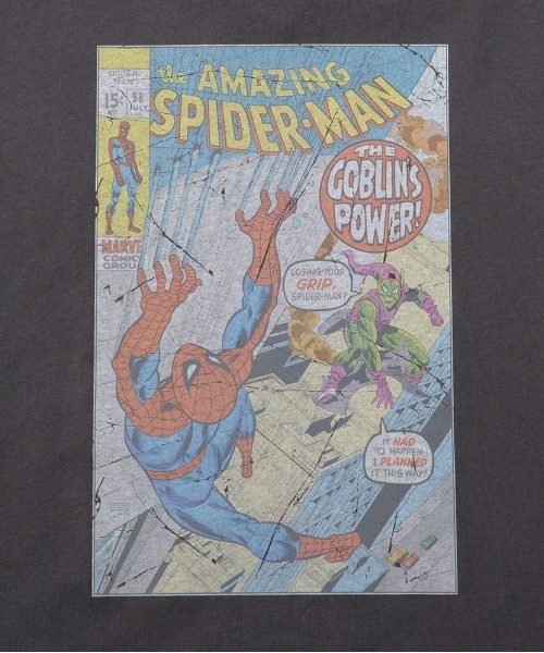 MARVEL（マーベル）の「『MARVEL/マーベル』MARVEL ピグメント風半袖TEE（Tシャツ/カットソー・レディース・ブラック系2/ブラック系1・LL/L/M）」の7枚目の写真