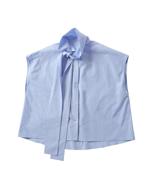 DRESSLAVE(ドレスレイブ)の「big bow tie blouse(ビッグボウタイブラウス)(シャツ/ブラウス・レディース・ライトブルー/ホワイト・38)」の2枚目の写真