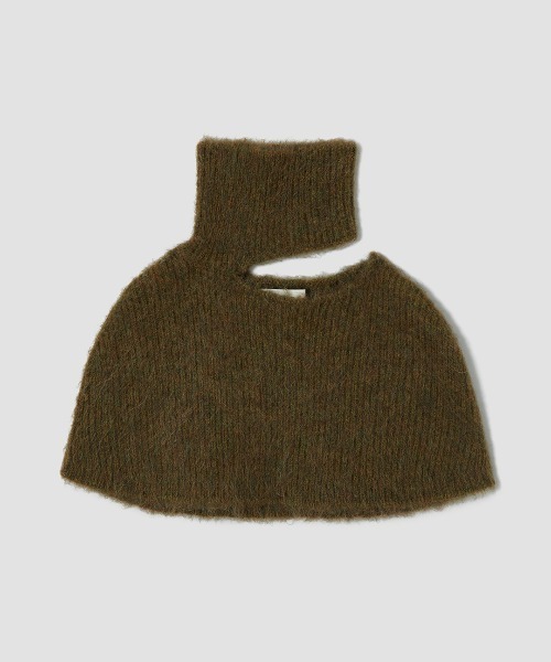 TELOPLAN（テーロプラン）の「【TELOPLAN】Ninian Knit Piece / ニニアンニットピース（ニット/セーター・レディース・カーキブラウン・ONE SIZE）」の4枚目の写真