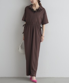 ZOZOTOWN限定》【Louren/ローレン】trench collar jumpsuit/トレンチ