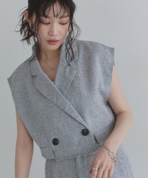 ECLAM（クラム）の「サマーツイードショートジャケット（その他アウター）」