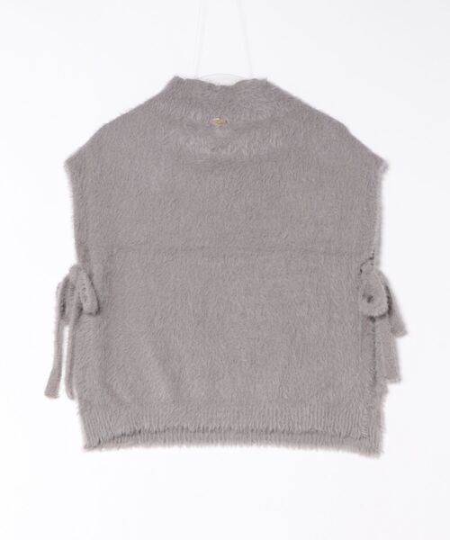 Q（キュー）の「フェザーヤーンベスト（ベスト・レディース・グレー・MEDIUM）」の10枚目の写真