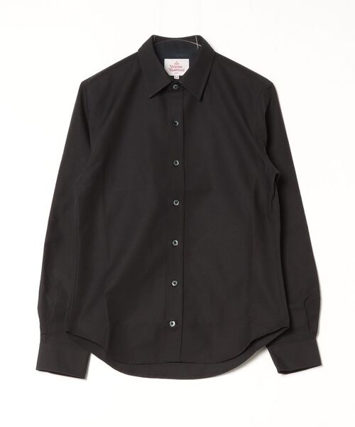 Vivienne Westwood MAN（ヴィヴィアンウエストウッドマン）の「BACK LOGO CLASSIC SHIRT（シャツ/ブラウス・メンズ・ホワイト/ブラック・M/S/XL/L）」の2枚目の写真