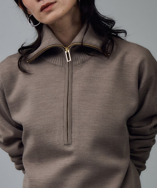 SALON adam et rope'（サロン アダム エ ロペ）の「ハーフジップウール