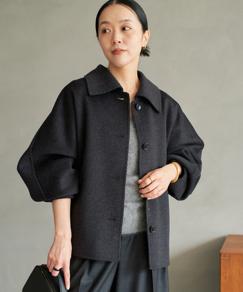 plage（プラージュ）の「HAMILTON Jacket コート（その他アウター・レディース・ベージュ/ブラックミックス・38/36）」の8枚目の写真