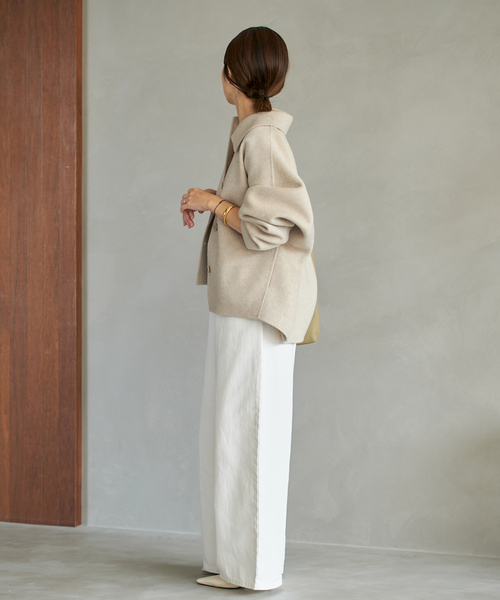 plage（プラージュ）の「HAMILTON Jacket コート（その他アウター・レディース・ベージュ/ブラックミックス・38/36）」の12枚目の写真