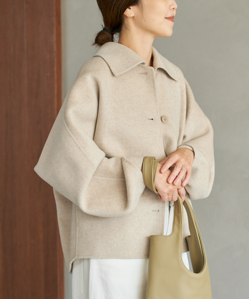 plage（プラージュ）の「HAMILTON Jacket コート（その他アウター・レディース・ベージュ/ブラックミックス・38/36）」の15枚目の写真