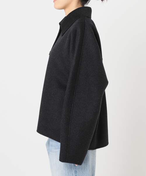mochira⭐︎ Plage プラージュ　ハミルトン　ウール100% 予約》HAMILTON DRAPE HALF コート（その他ブルゾン／アウター