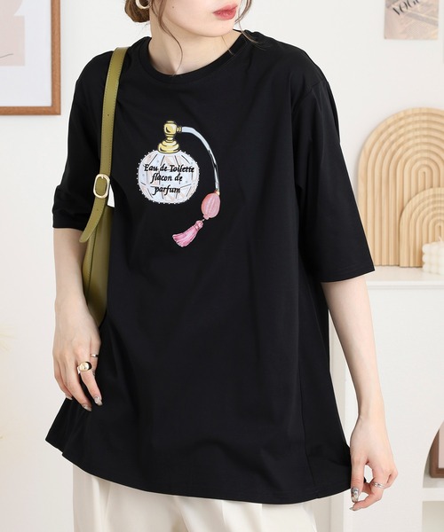 BRODIAEA パフュームプリント半袖Tシャツ（Tシャツ/カットソー