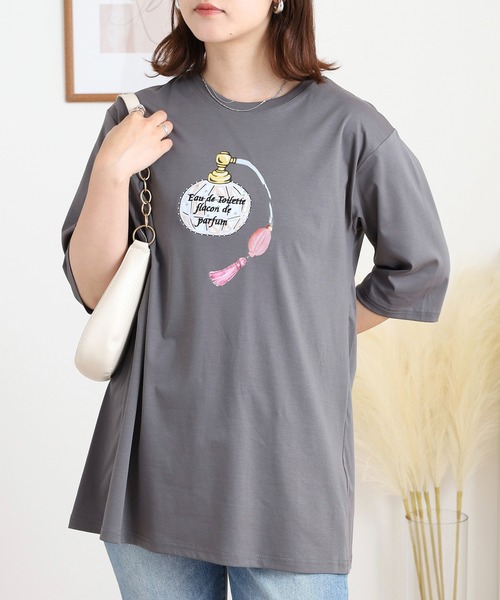 BRODIAEA パフュームプリント半袖Tシャツ（Tシャツ/カットソー