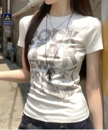 Achic | プリントTシャツ(Tシャツ/カットソー)