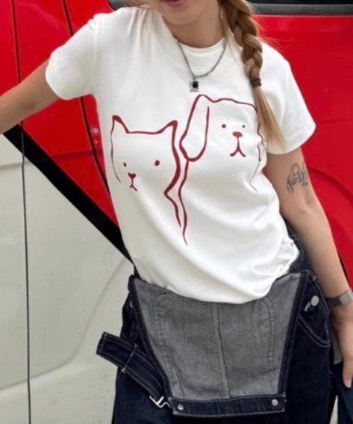 Achic(アシック)の「プリントTシャツ(Tシャツ/カットソー・レディース・ホワイト/ホワイト系その他2/ホワイト系その他3/ホワイト系その他・M)」の15枚目の写真