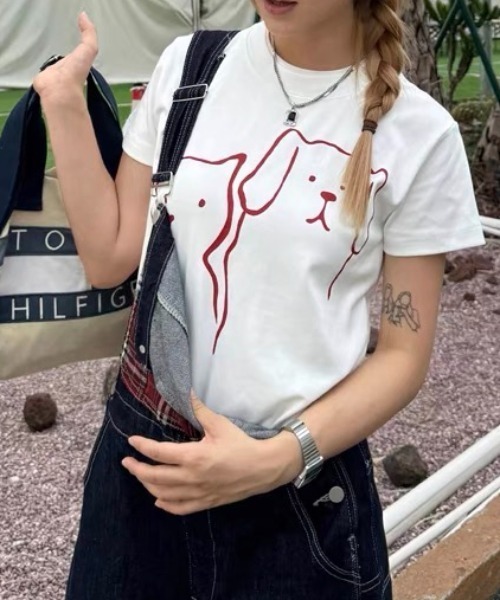 Achic(アシック)の「プリントTシャツ(Tシャツ/カットソー・レディース・ホワイト/ホワイト系その他2/ホワイト系その他3/ホワイト系その他・M)」の10枚目の写真