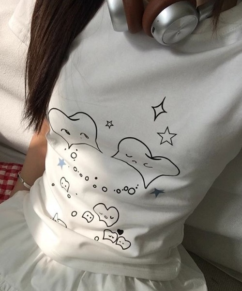 Achic(アシック)の「プリントTシャツ(Tシャツ/カットソー・レディース・ホワイト/ホワイト系その他2/ホワイト系その他3/ホワイト系その他・M)」の18枚目の写真